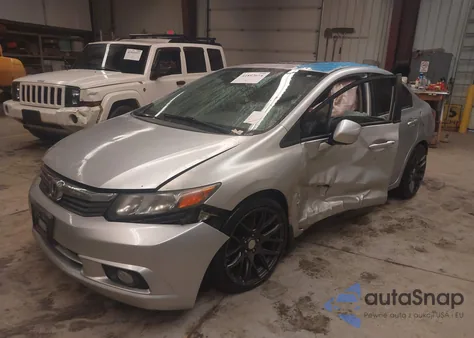 2012 Honda Civic Ex из США, поврежденный, VIN 2HGFB2F82CH327059